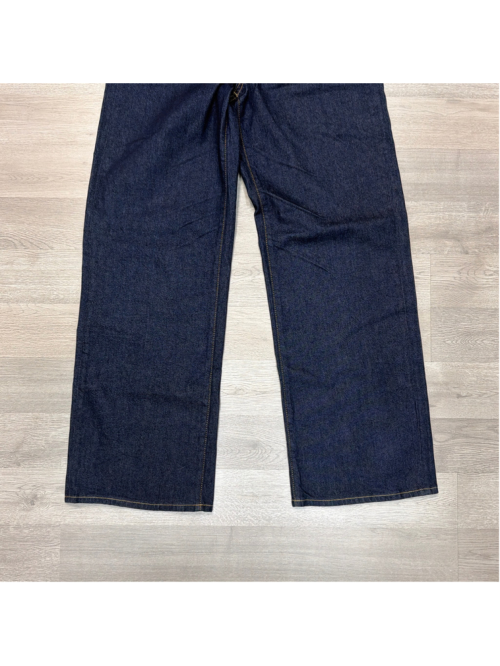 NWT American Eagle AE77 Stovepipe Wide Leg Dark Denim Jeans Sz 8 Regular! - Picture 3 of 8